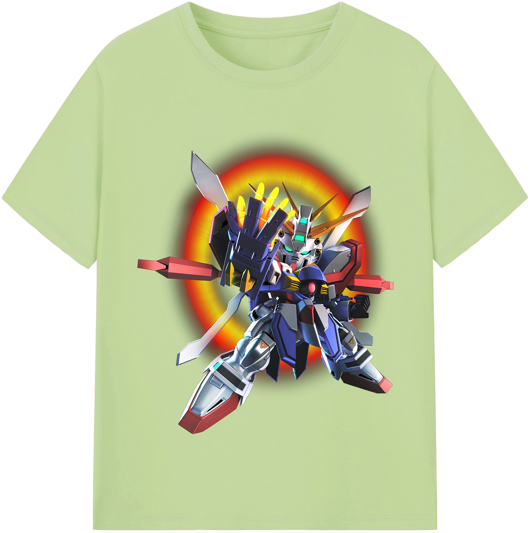 （画像用） 機動戦士ガンダム Mobile Suit Gundam 綿100％半袖Tシャツ（フロントプリント）